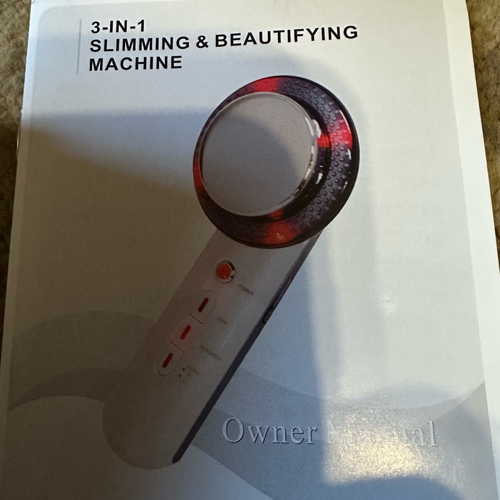 3-in-1 Slimming & Beautifying Machine - Red and White
